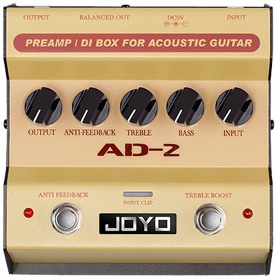 Joyo AD-2 Pre amp DI Box for Acoustic Guitar