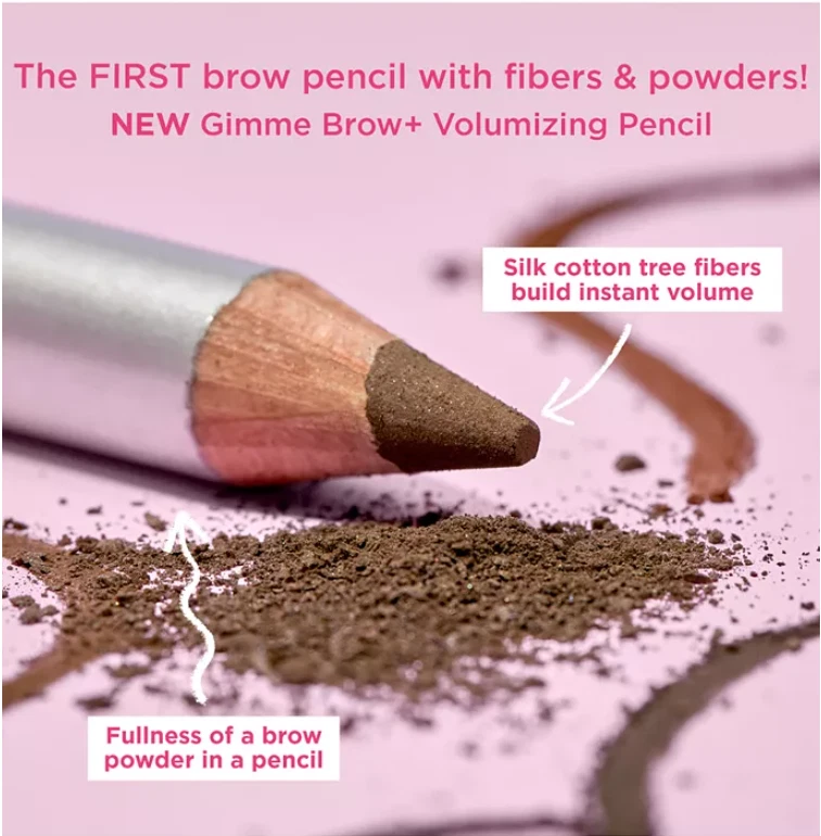 Benefit Gimme Brow+ Volumizing Eyebrow Pencil – FULL SIZE – All Shades Available - Image 3 of 3