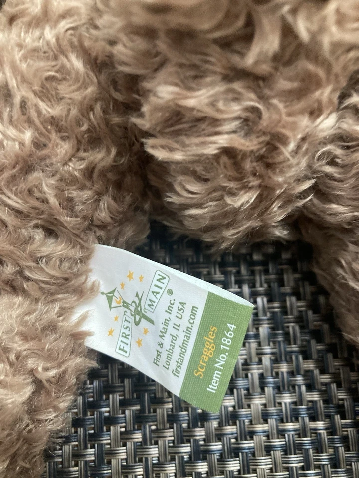 Primeiro e principal pelúcia Scruggles The Teddy Bear - Imagem 3 de 4