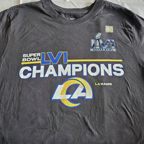 Camiseta nueva sin etiquetas LA Rams Nike NFC Champions Locker Room Super Bowl LVI - Imagen 2 de 7