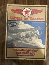 Wings Of Texaco Waco Straightwing 1929 Waco ASO Brushed Metal Die Cast Plane