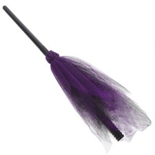 Witch Broom Cosplay Party Broom Halloween Party Prop Decorative witch broomstick