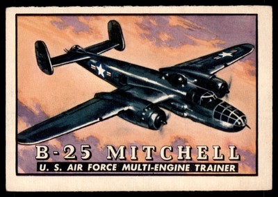 B-25 Mitchell 1952 Topps Wings United States #86