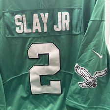 NWOT Darius “Big Play” Slay Jr Eagles Nike Vapor FUSE NFL Jersey Green Rare 5XL 