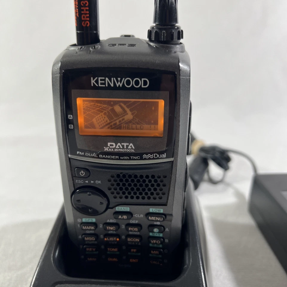 Kenwood TH-D72a GPS TNC APRS digipeat Banda Cruzada Completo Dúplex 2 Bandas Satélite  Foto 3 de 4