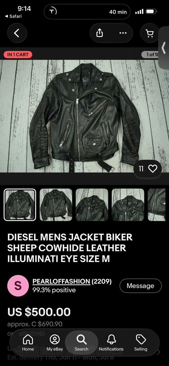 vintage diesel jacket products for sale | eBay