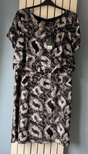 David Emanuel oriental bloom inset vest dress. BNWTs, UK size 18.