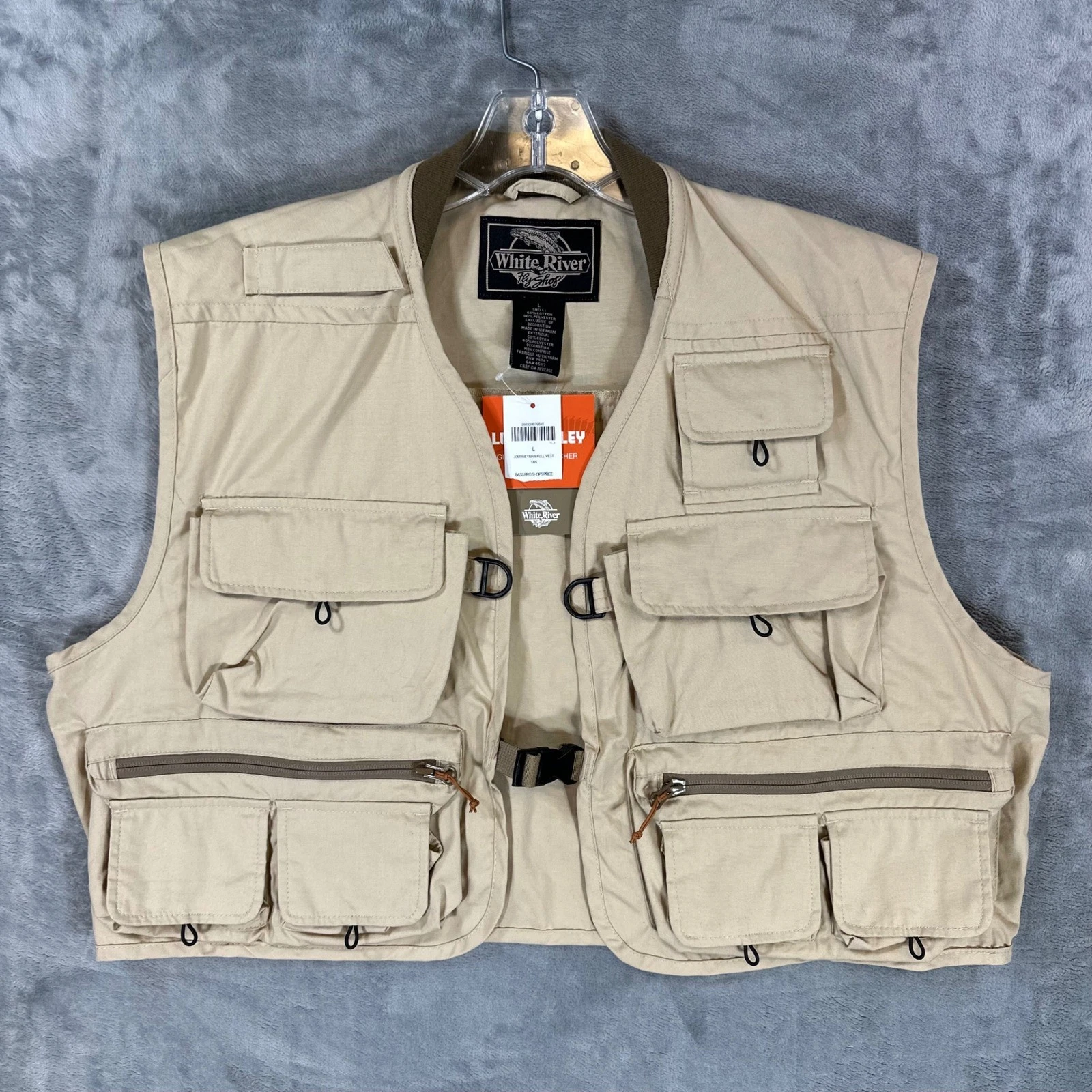 White River Journeyman Fly Fishing Vest Men's Size Large Tan NEW
Opens in a new window or tab
