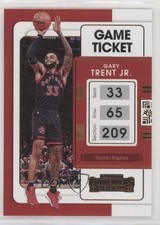 2021-22 Panini Contenders Game Ticket Red Gary Trent Jr #21 2xd