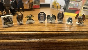 RETIRED AMAZING MINIATURE PORCELAIN, THE GARGOYLES COLLECTION SET