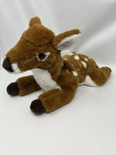 FAO Schwarz Baby Deer Fawn Plush Spotted Stuffed Animal Realistic Toy 15  