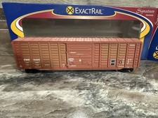 EXACTRAIL HO escala PS 5277 WAFFLE SIDE BOX CAR “DM&E Railroad” #5845 - NiB