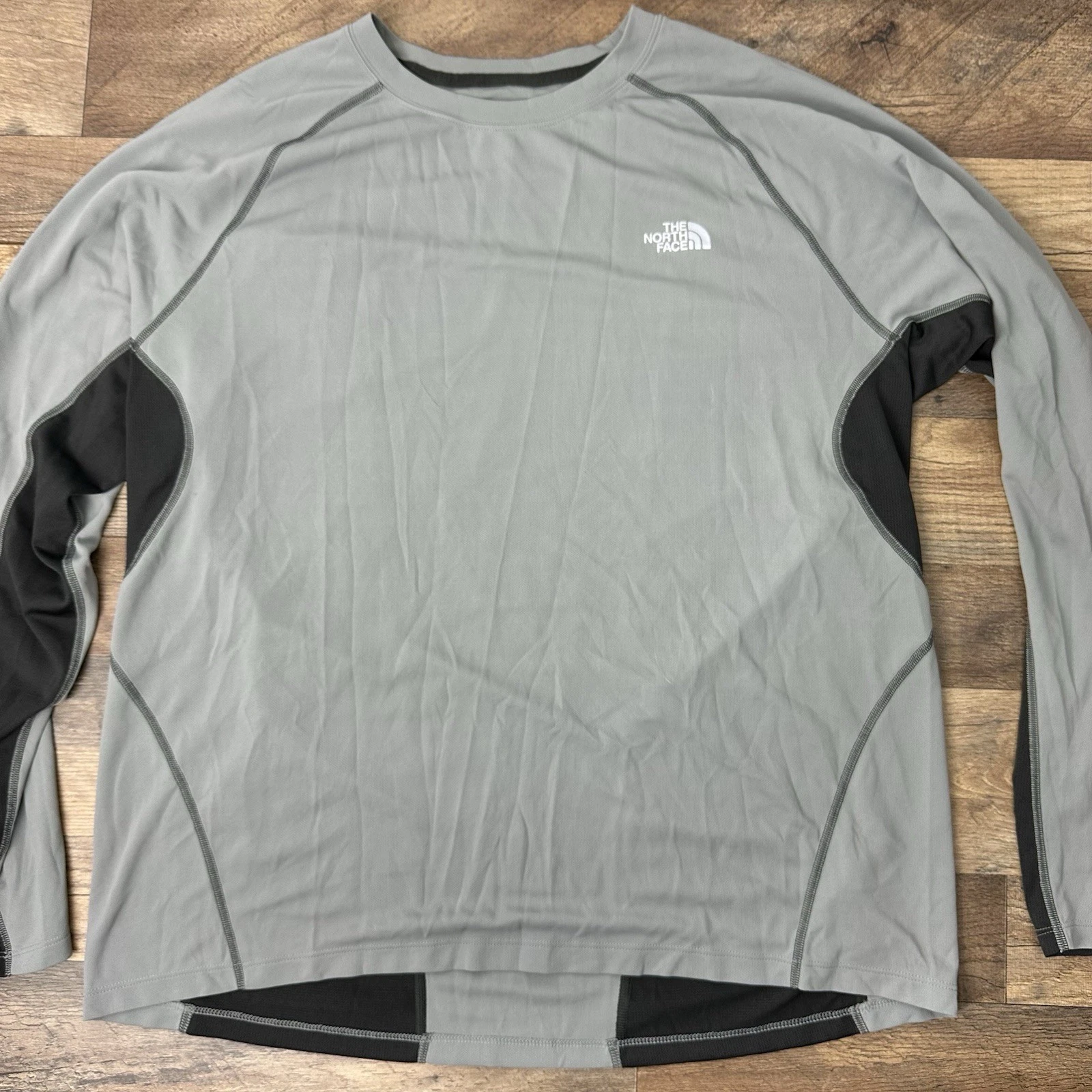 The North Face Men’s Flight Series Long Sleeve Crew Neck Grey XL Flash Dry Gym