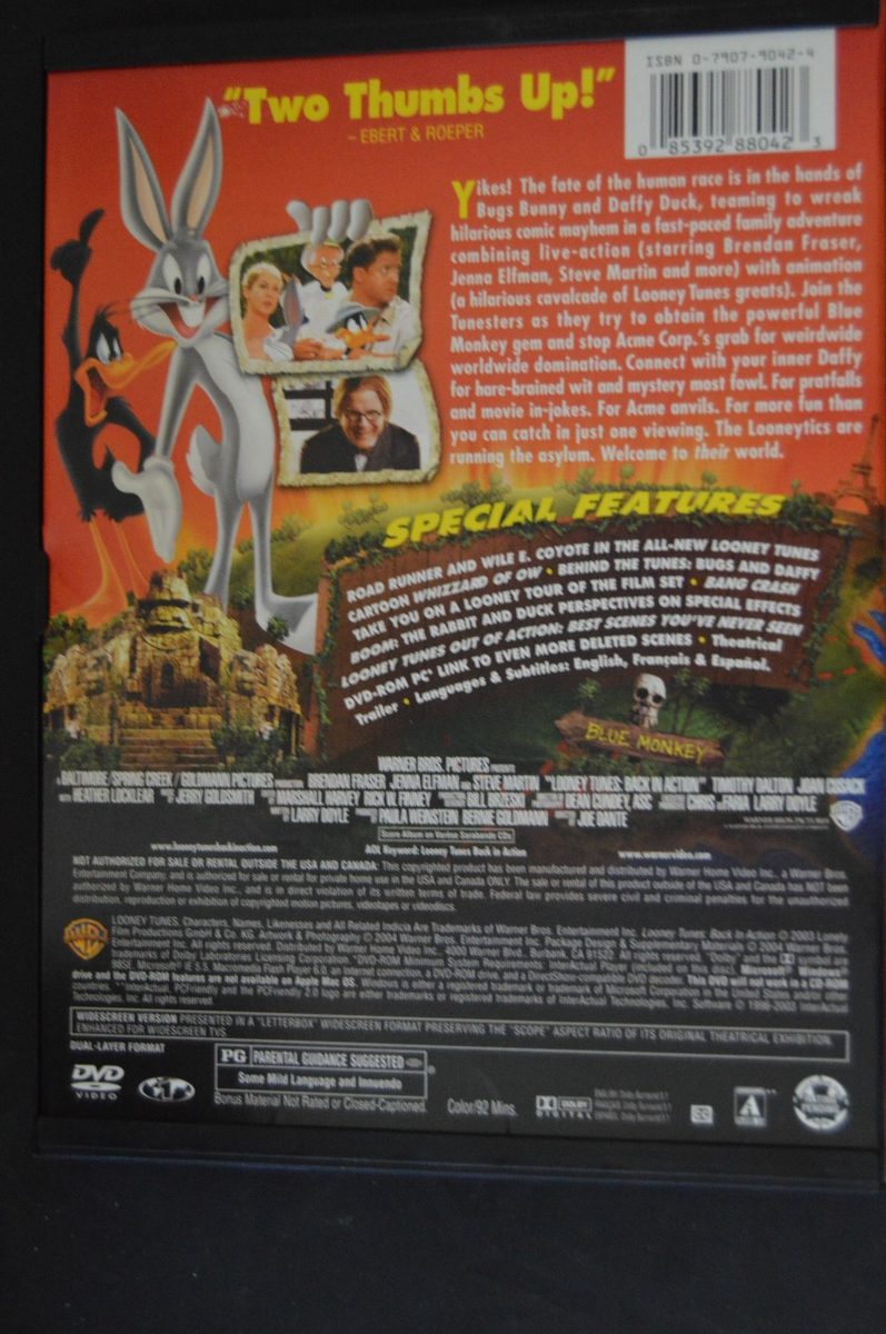 Looney Tunes: Back In Action (Widescreen)(DVD, 2004 Snap Case) | eBay
