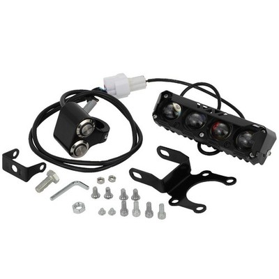 Black Alloy 6061+ABS Headlight for SUORRON XS Electric Bike Modification