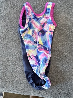 Girls Snowflake Gymnastics Leotard Size CS