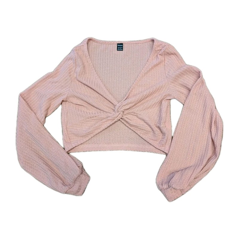 Women's Pink Cropped Top Size M