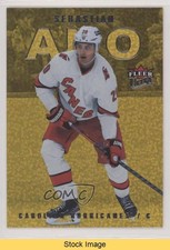 2021 Upper Deck Fleer Ultra Gold Speckled Rainbow Foil Sebastian Aho READ 0il7
