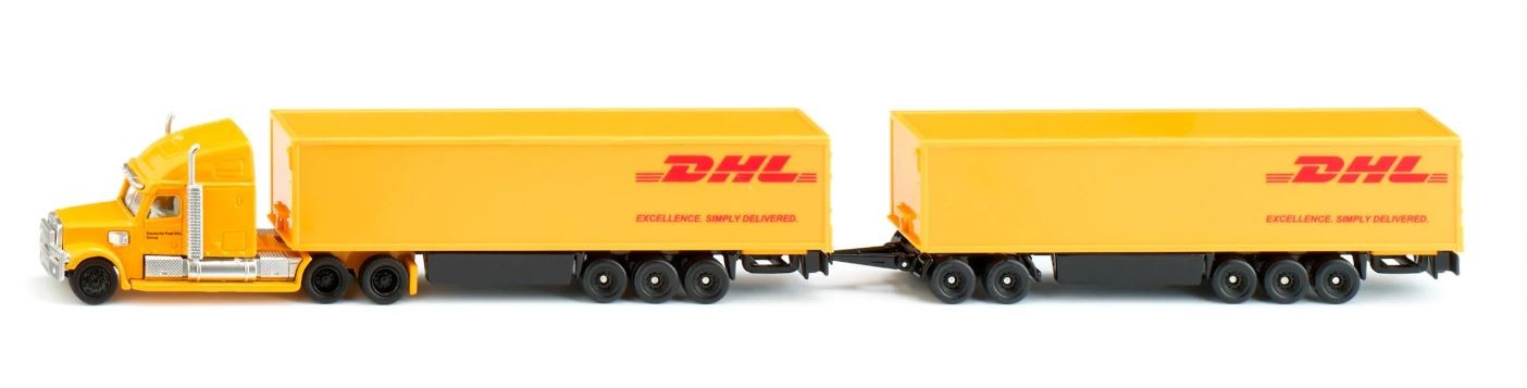 Camion DHL SIKU réplique de collection haute précision en métal à l'échelle 1/87