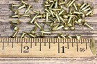 1/4” Solid Brass BRADS Escutcheon pins 100 NAILS large head #15 gauge USA made — photo 2
