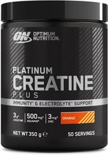 Optimum Nutrition Platinum Creatine Plus Pulver, Orange, 350g, 350g, Orange