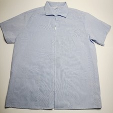 Vintage Marvin Neitzel Pullover Shirt Men's Size 48 Blue 1/2 Zip 3-Pockets