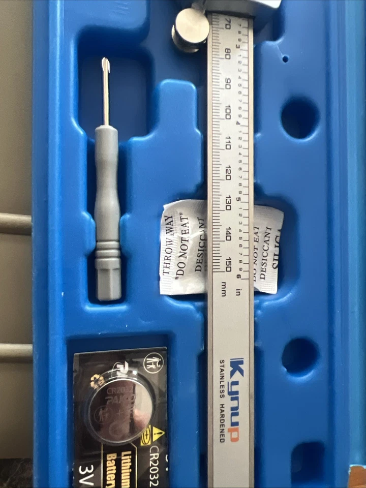 New KYNUP Digital Caliper Calipers 150mm 6 Inch Measuring Tool 170 - Image 3 of 4