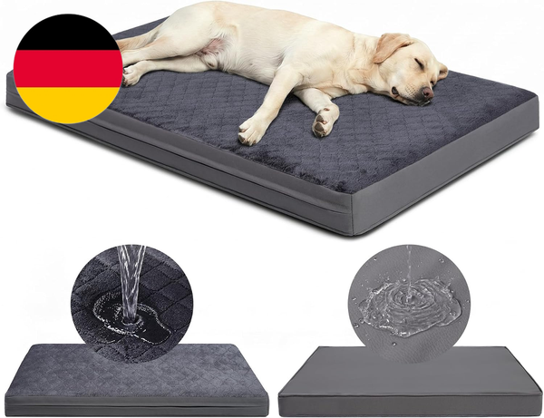 OrthopäDisches Hundebett Grosse Hunde-104X68Cm,Hundekissen Wasserdicht | Hundema-image