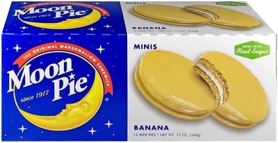 *+.Mini Moon Pies 12ct Box (Pack of 1)  Banana +*