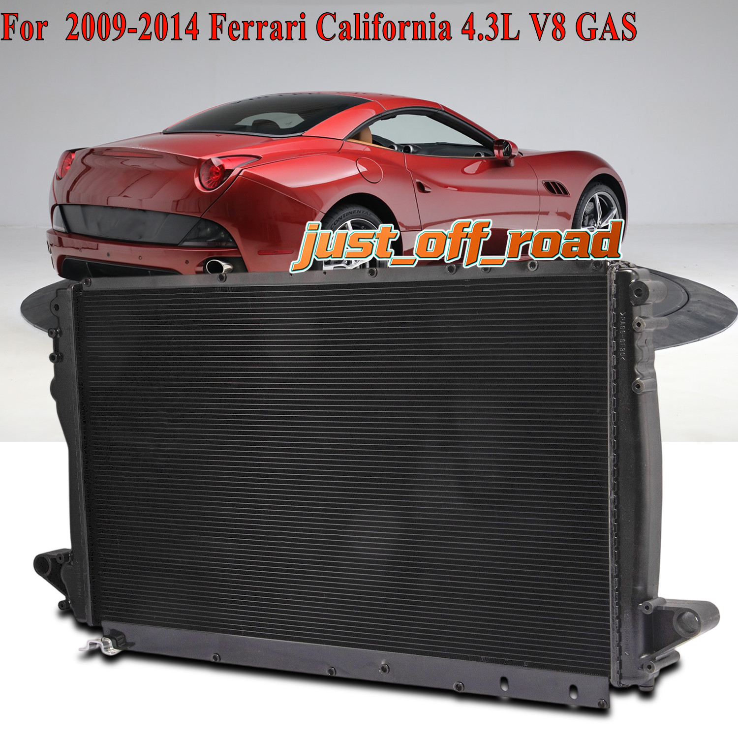 Ferrari California 30 2009-2014 Radiator Black P/N 263702
