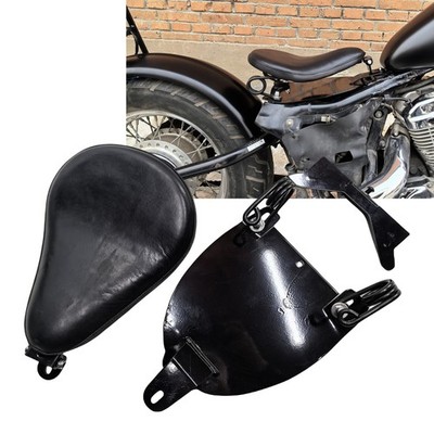 Schwarz Motorrad-Fahrer-Solo-Sitzpolster Für HONDA Steed VLX400 600