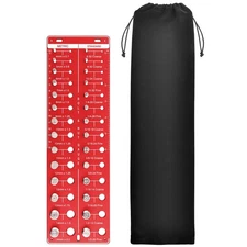 28 Thread Checker with Portable Plush Bag Standard/Metric Size Bolt and Nut I...