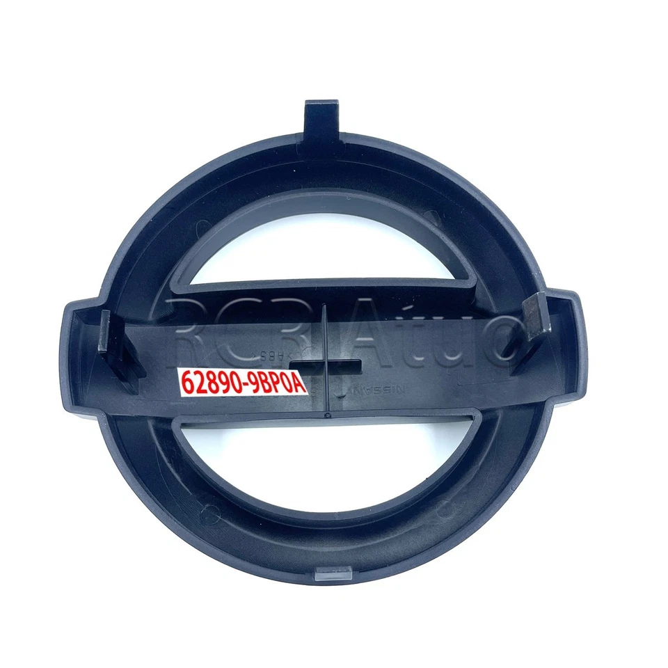 For 2009-2021 Nissan Frontier Xterra Midnight Edition Black Matte Grill Emblem - Image 2 of 4