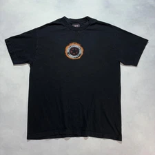 Vintage Orange County Choppers T-Shirt Men's L Black Motorcycle Biker Grunge Y2K