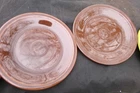 Set Of 2 Brown Fiesta Ware Chocolate Dinner Plates 10.5” Retired Fiestaware