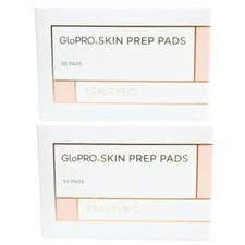 2 Boxes BEAUTY BIO GLO PRO SKIN PREP PADS 30 PADS PER PACK NEW SEALED