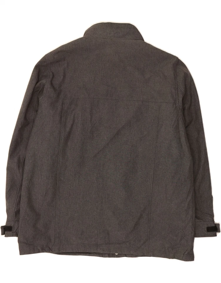 DOCKERS Mens Windbreaker Jacket UK 44 2XL Grey Polyester DD45 - Image 2 of 3