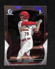 2023 Bowman Draft - Zach Levenson Chrome Refractor 1st Bowman #BDC-149 Cardinals