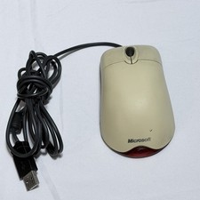 Microsoft Optical Wheel Mouse USB Wired Beige...