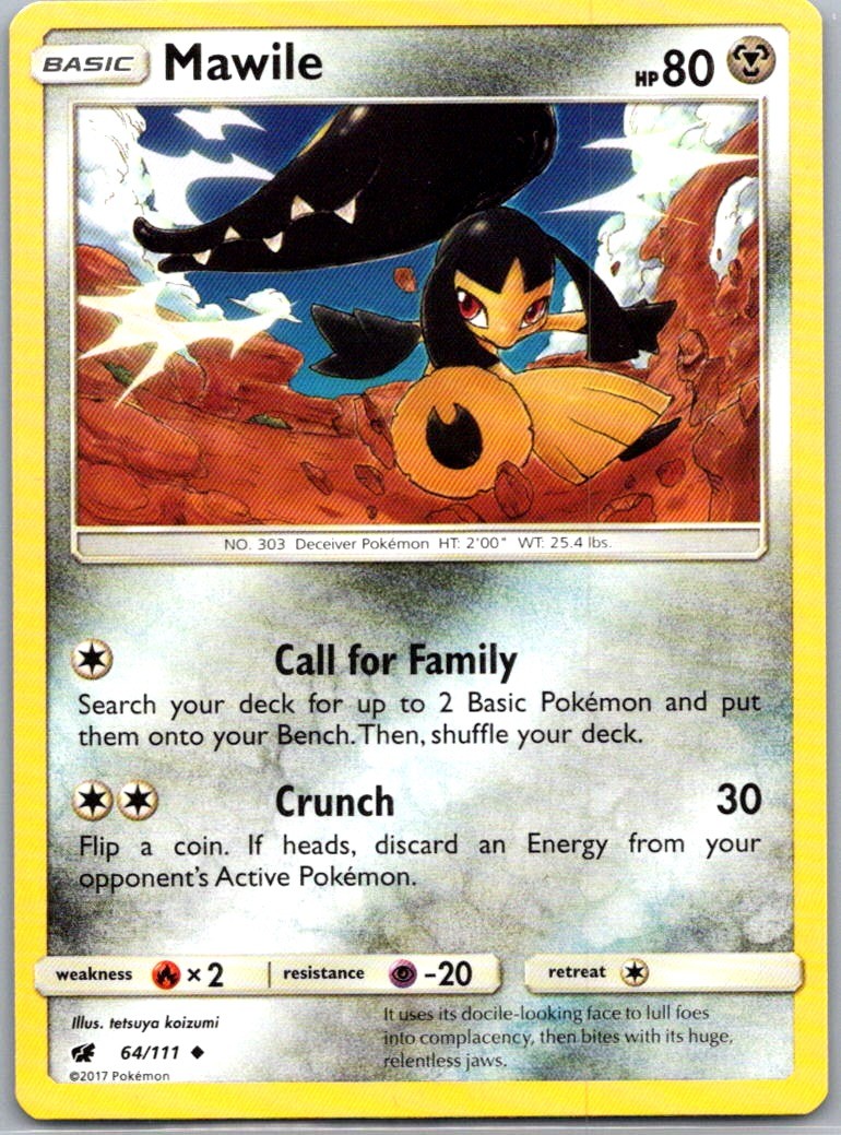 Mawile 64/111 SM - Crimson Invasion Uncommon NM