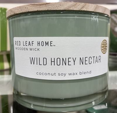 Wild Honey Nectar Candle from Red Leaf Home, 15oz Medium Candle