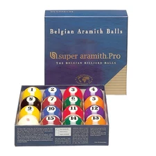 Super Aramith Pro Ball Set SAPS Billiards 2.25" 1-15 Balls - Free Shipping