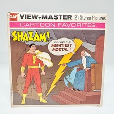 Vintage View-Master Shazam "Return of Black Adam" 3 Reel Set 1976 Complete