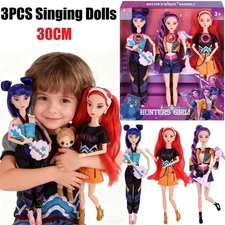 Singing Collectible Cosplay Demon Hunters Dolls Moveable Joint Figure US