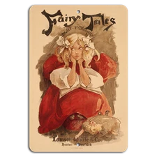 Vintage Fairy Tales: Charming Nostalgic Metal Sign