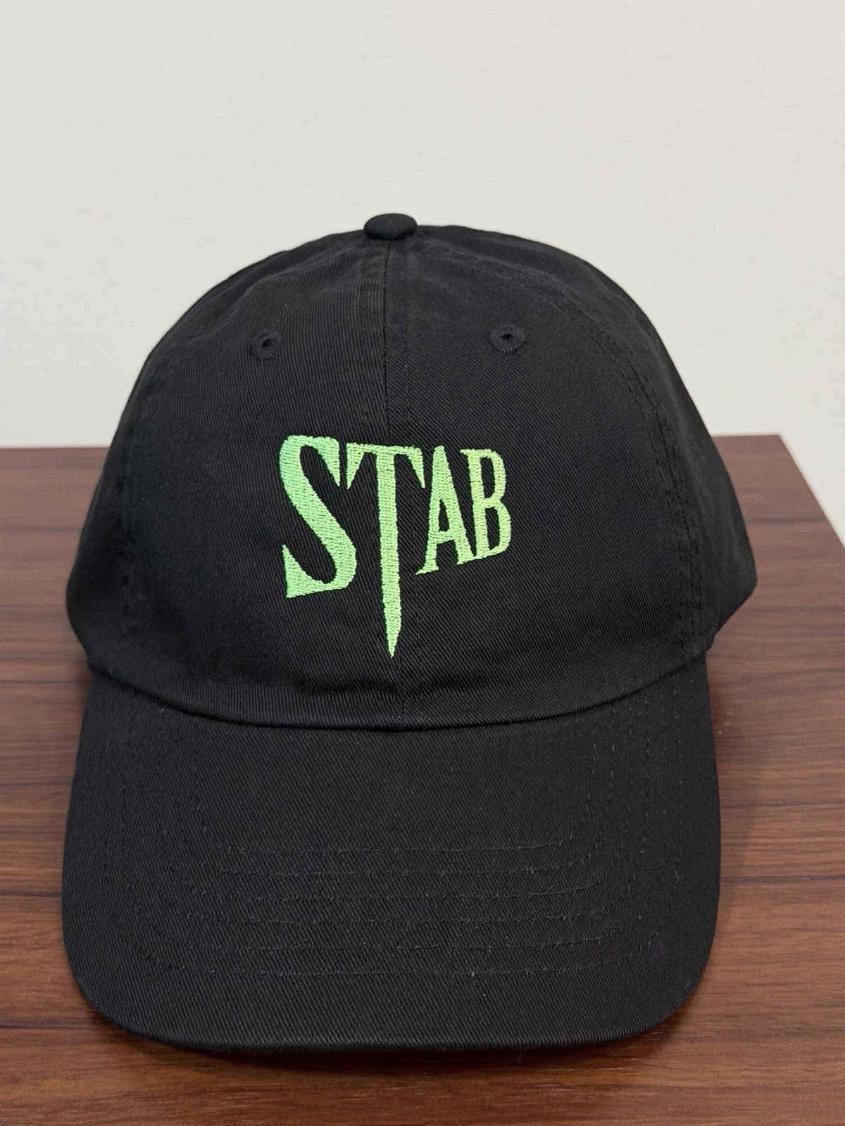 STAB Horror Movie Strap Back Dad Hat Scream Classic Slasher Film Retro Ghostface