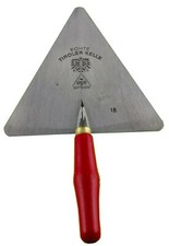 Tiroler Kelle, Maurerkelle, Dreieckskelle, Putzkelle, Putzerkelle 180 mm Steg