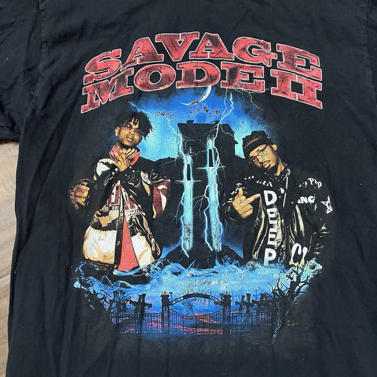 Savage Mode 2 II Black Shirt 21 Savage Metro Boomin Rap