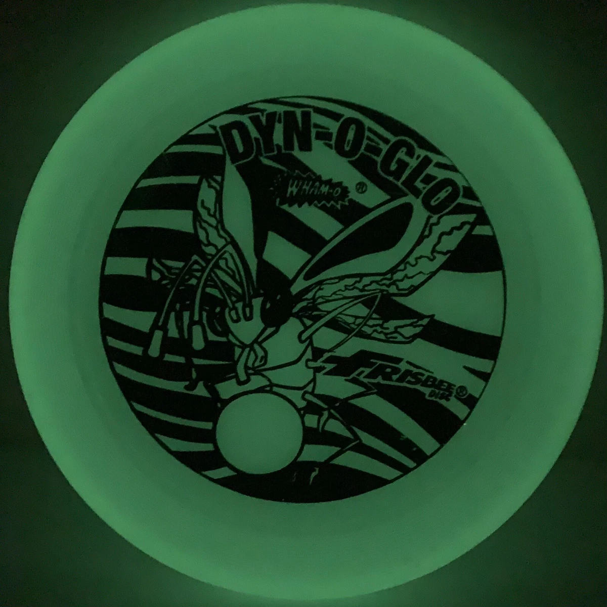 Wham O Frisbee DYN O GLO 130G Glow In Dark