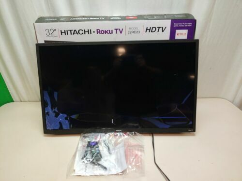 Vintage 1989 Hitachi TV Retro Model CT1385W Works 13” Screen with